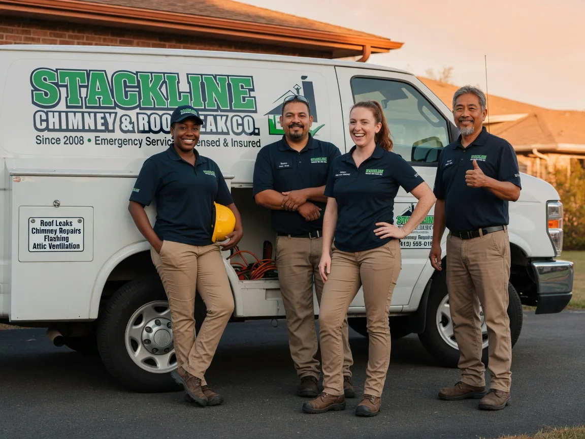Chimney flashing repair company in Mill Creek, CA